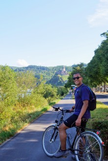 Dan & Kaitlan's biking adventures continue in Germany thru wine country