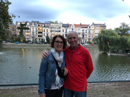 Mom & Dad at the Lakes of Flagey