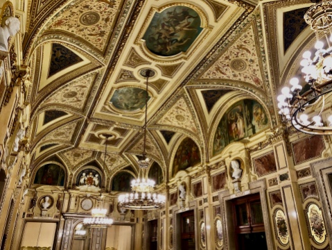Inside the Vienna State Opera House