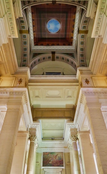 Interior of the Justice Palace at Place Poelaert