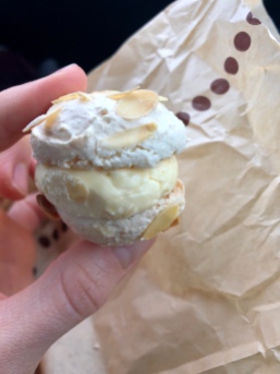 Still trying to find the name of these macaron cream-puff pastries we found at Legrand/Philippe bakery